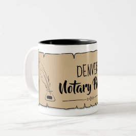 Caneca De Café Em Dois Tons Rechear Enchimento de Folha de Rolagem Pública