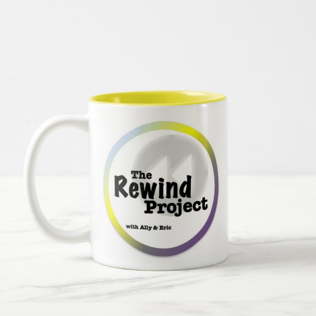 Caneca De Café Em Dois Tons Recuar Mug do Projeto (Esquerda)