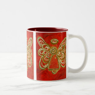 Caneca De Café Em Dois Tons Red Angel Mug