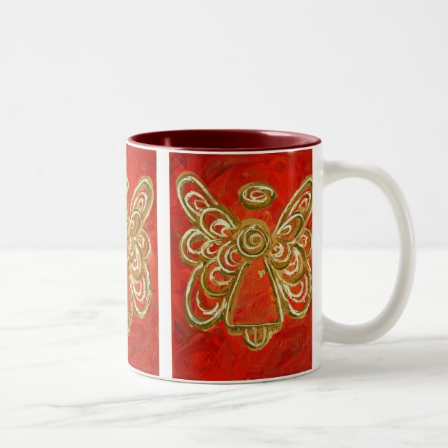 Caneca De Café Em Dois Tons Red Angel Mug (Direita)