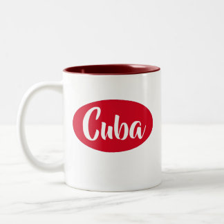Caneca De Café Em Dois Tons Red Cuba Mug