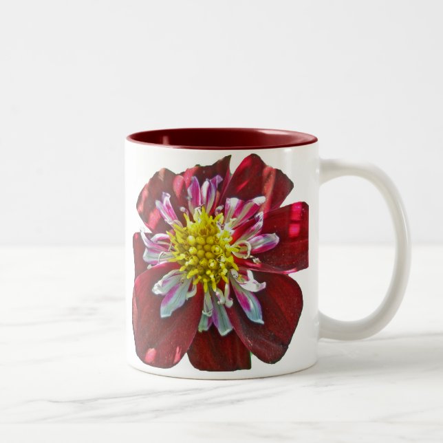 Caneca De Café Em Dois Tons Red Dahlia Mug (Direita)