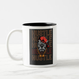 Caneca De Café Em Dois Tons Red Hat Mad Dog Hustle