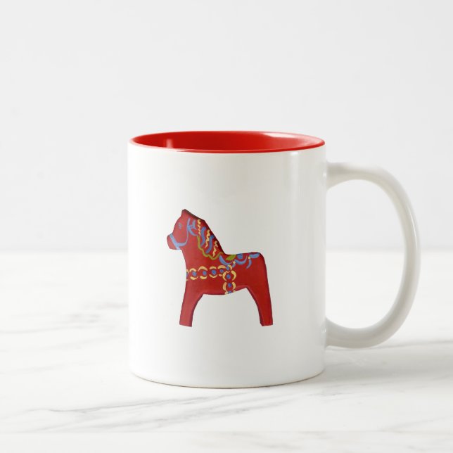 Caneca De Café Em Dois Tons Red Horse Mug (Direita)