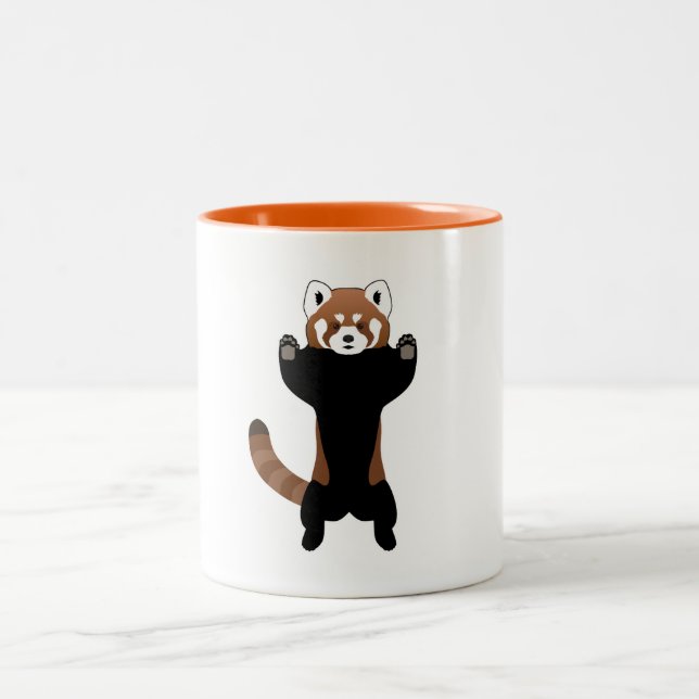 Caneca De Café Em Dois Tons Red Panda (Centro)