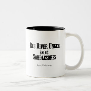Caneca De Café Em Dois Tons Red River Unger e seu Saddlesores