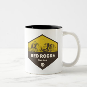 Caneca De Café Em Dois Tons Red Rock State Park, Arizona