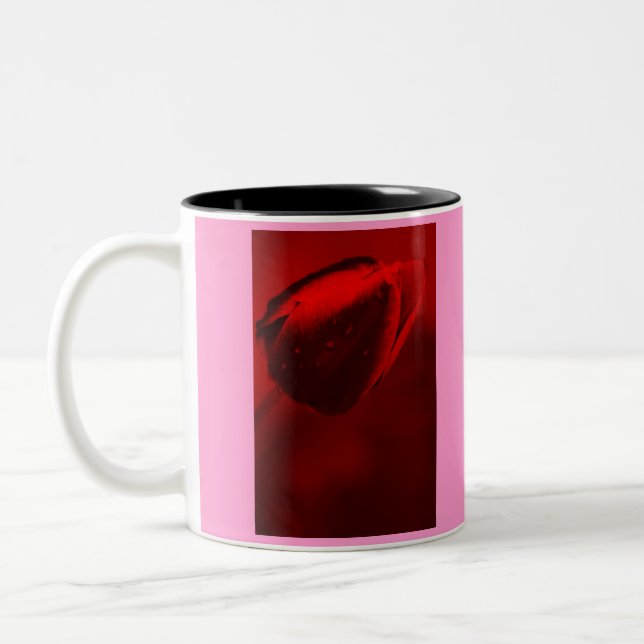 Caneca De Café Em Dois Tons Red Tulip Mug (Esquerda)
