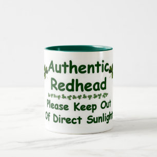 Caneca De Café Em Dois Tons Redhead autêntico
