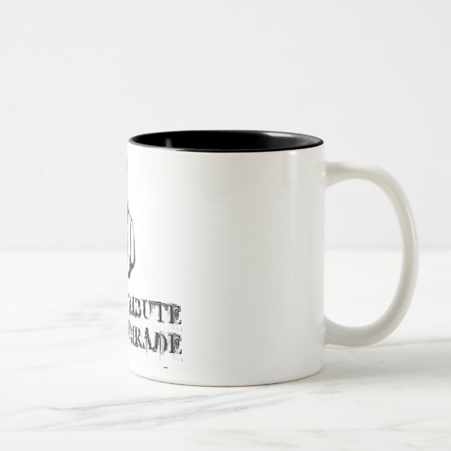 Caneca De Café Em Dois Tons Redistribua isto! (Direita)