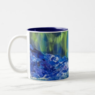Caneca De Café Em Dois Tons Reflexões Glaciais