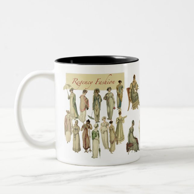 Caneca De Café Em Dois Tons Regency Fashion Mug (Esquerda)