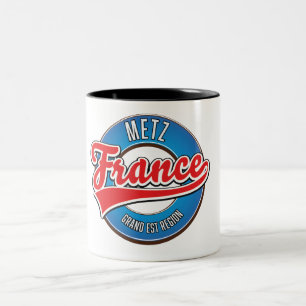 Caneca De Café Em Dois Tons região Metz Grand Est França