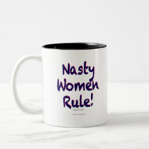 Caneca De Café Em Dois Tons Regra das Mulheres Desagradáveis