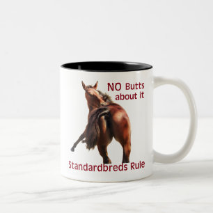 Caneca De Café Em Dois Tons Regra de Standardbreds