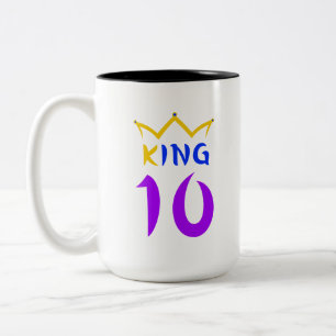 Caneca De Café Em Dois Tons Rei 10