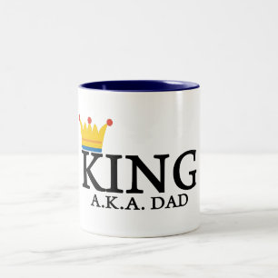 CANECA DE CAFÉ EM DOIS TONS REI A.K.A. PAI