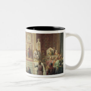 Caneca De Café Em Dois Tons Rei de St Louis de France
