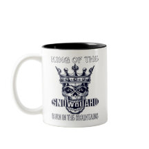 Rei Do Nascer De Snowboard Nas Montanhas