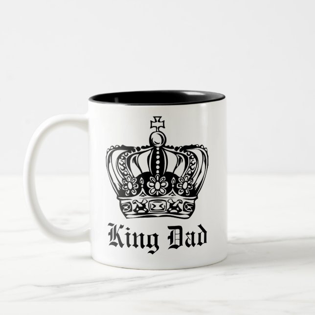 Caneca De Café Em Dois Tons Rei Pai (Esquerda)