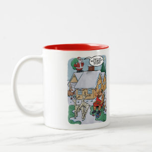 Caneca De Café Em Dois Tons Reindeer Games Mug