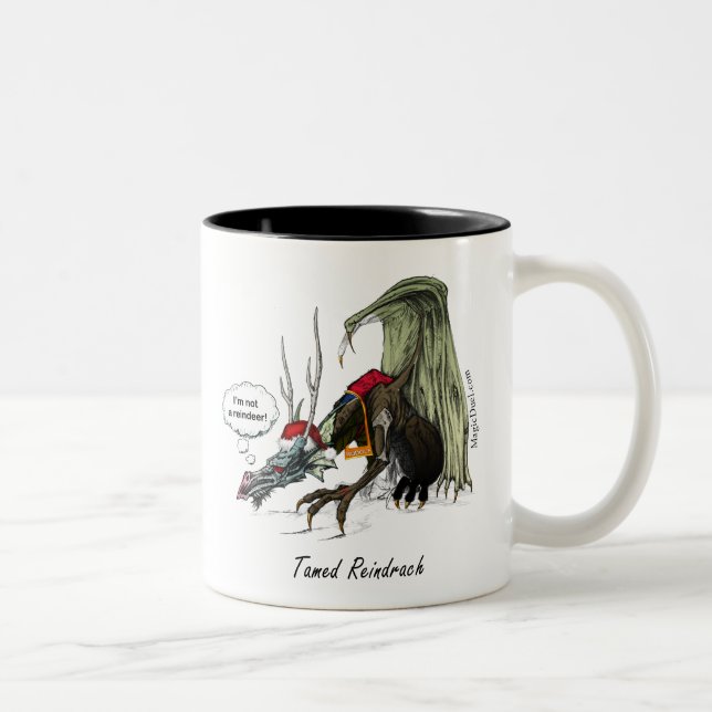 Caneca De Café Em Dois Tons Reindrach domesticado - edição especial (Direita)