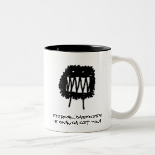 Caneca De Café Em Dois Tons Reino de detestar - clã - Eternal_Darkness
