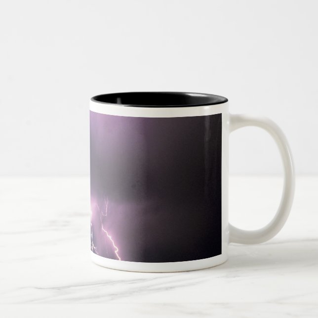Caneca De Café Em Dois Tons Relâmpago. (Direita)