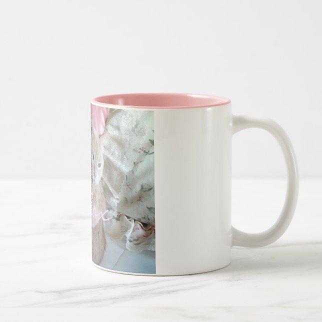 Caneca De Café Em Dois Tons Relaxando Mug (Direita)