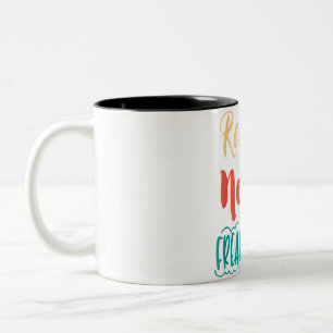 Caneca De Café Em Dois Tons Relaxe do Excelente de Cachorro da Terra Nova
