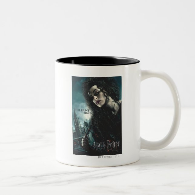 Caneca De Café Em Dois Tons Relíquias da Morte - Bellatrix Lestrange 2 (Direita)