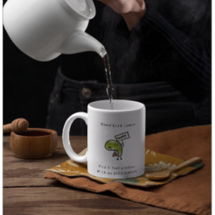 Caneca De Café Em Dois Tons Remoção da vesícula biliar Boa Sorte