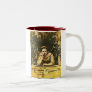 Caneca De Café Em Dois Tons Renaissance Angel Design