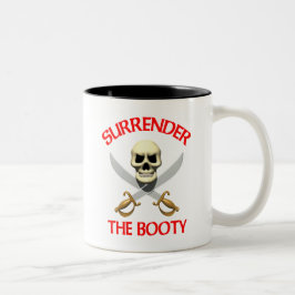 Caneca De Café Em Dois Tons rendição 3D o montante
