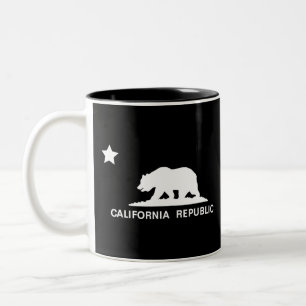 Caneca De Café Em Dois Tons República da Califórnia