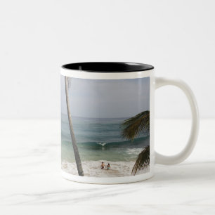 Caneca De Café Em Dois Tons República Dominicana, Costa Norte, Abreu, Praia 4