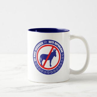 Caneca De Café Em Dois Tons republicano do voto