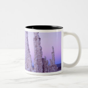Caneca De Café Em Dois Tons Reserva do Mono Lake. Califórnia. EUA. Tufa