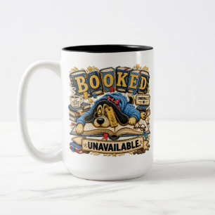 Caneca De Café Em Dois Tons Reservado Indisponível Personalizado Divertido