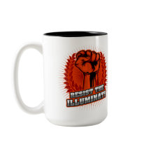 Resistir À Ponta Laranja Illuminati Levantada