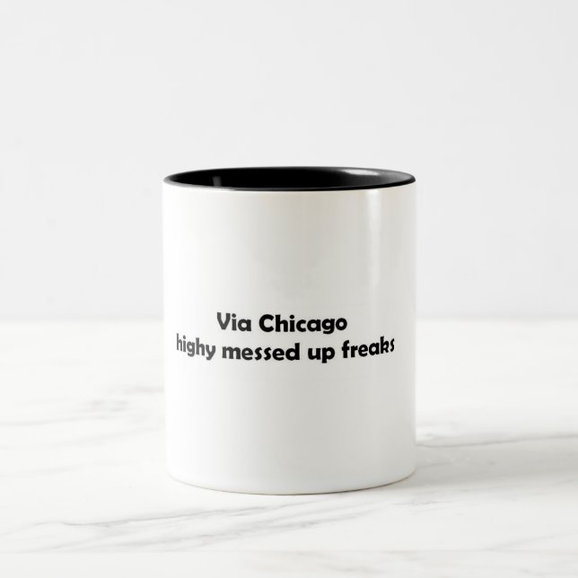 Caneca De Café Em Dois Tons Resposta de OMG apenas a pergunta! (Centro)