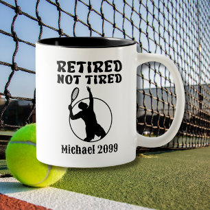 Caneca De Café Em Dois Tons Retirada não turva do Tênis