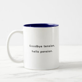 Caneca De Café Em Dois Tons Retirement Funny & Inspirational Quotes Mug