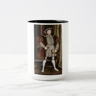 Caneca De Café Em Dois Tons Retrato de Henrique VIII (Hans Holbein, o Jovem)