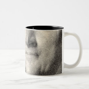 Caneca De Café Em Dois Tons Retrato de Thomas Jefferson