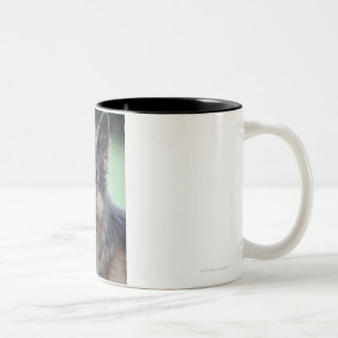 Caneca De Café Em Dois Tons Retrato do alemão Sheppard