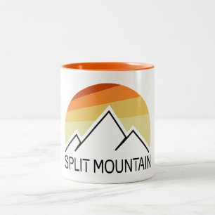 Caneca De Café Em Dois Tons Retro da Califórnia em Montanha Divisão