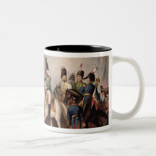 Caneca De Café Em Dois Tons Reunião dos imperadores do russo e da Áustria, K