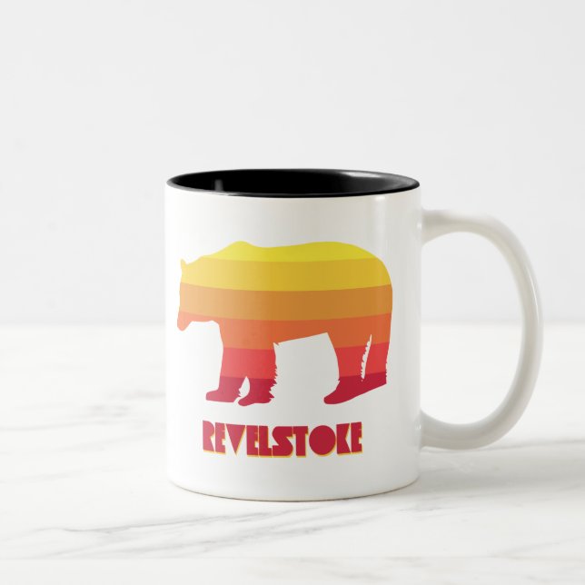 Caneca De Café Em Dois Tons Revelstoke Bear (Direita)