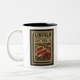 Caneca De Café Em Dois Tons revista musical de cor mais alta da américa do pal